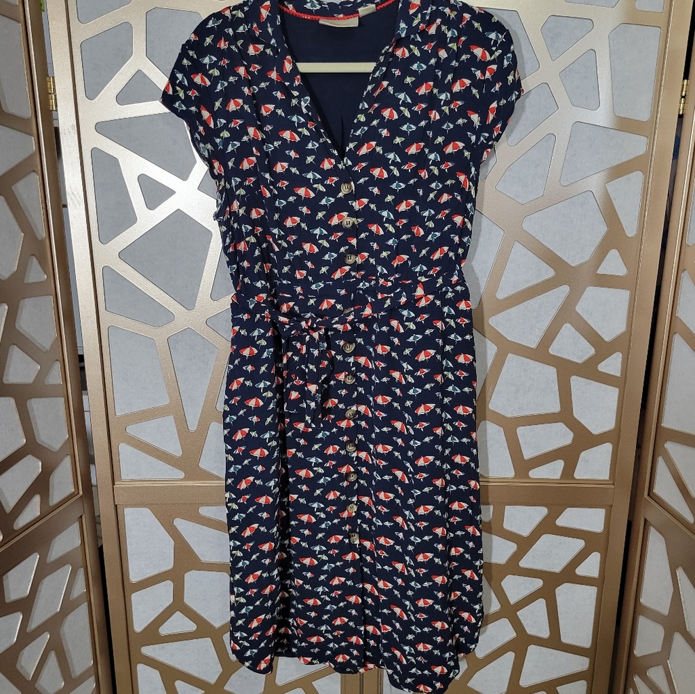 NWOT MAEVE Anthropologie Umbrella Shift Dress